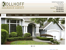 Tablet Screenshot of kollhoffinsurance.com